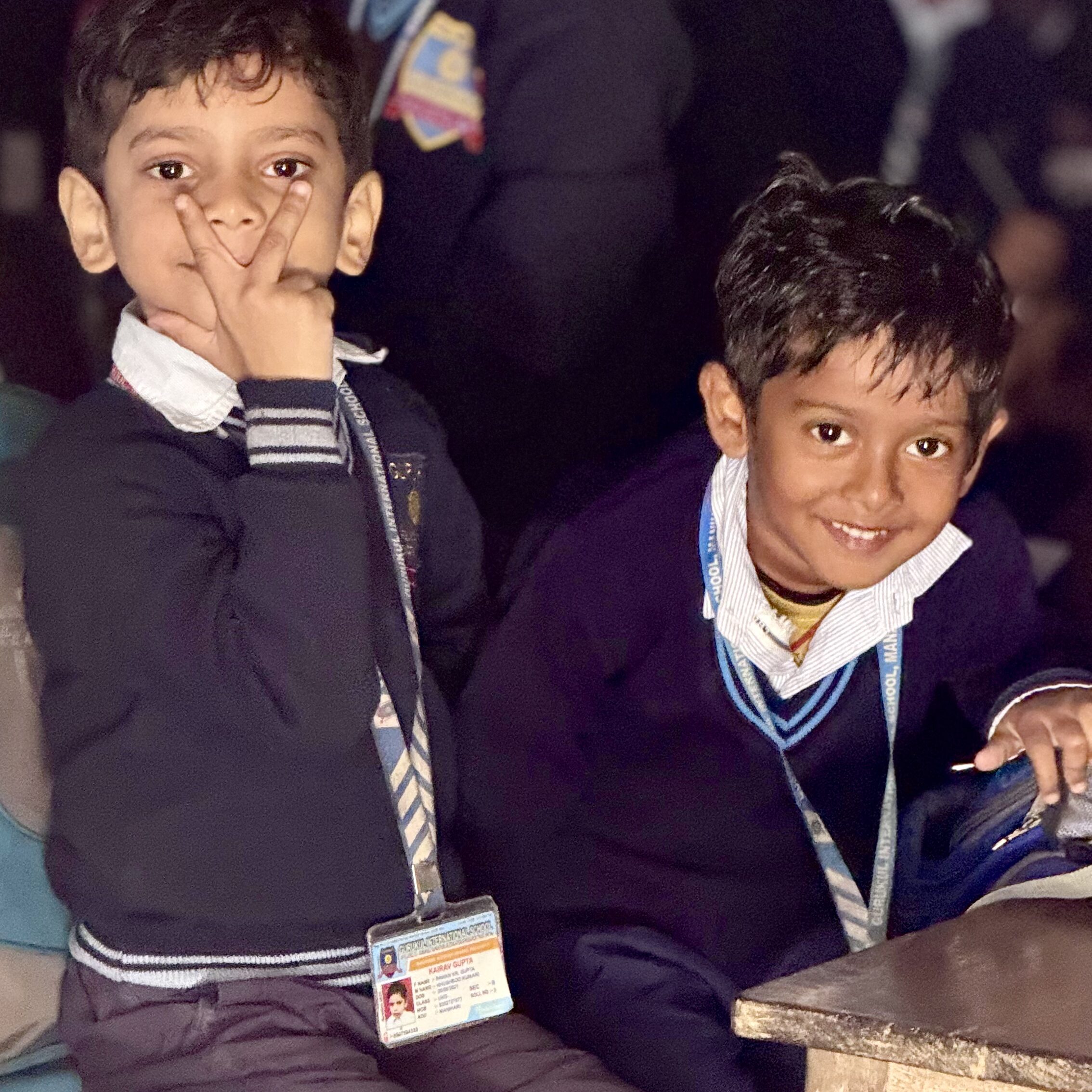 Students of Gurukul International School Mujwar